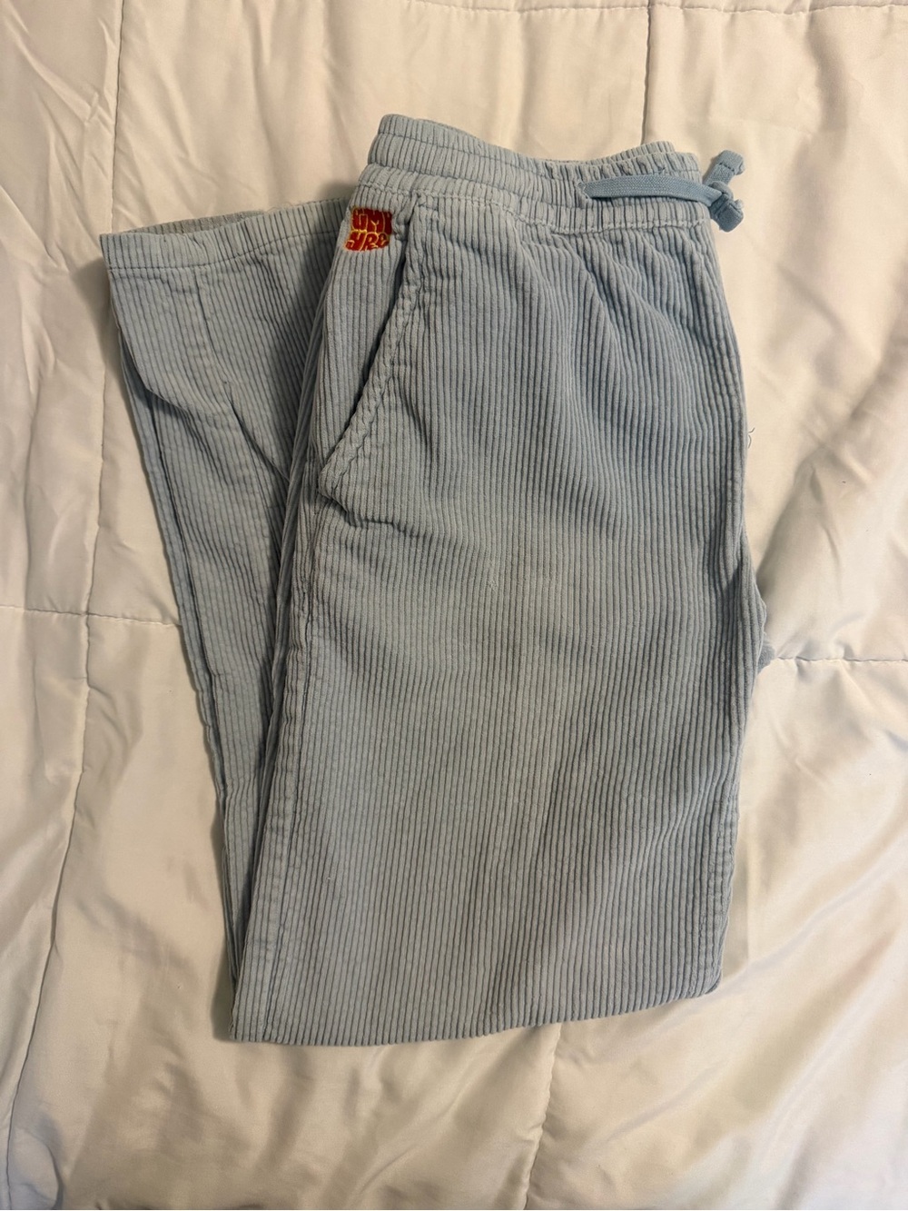 Youth Empyre Light Blue Corduroy Casual Pants